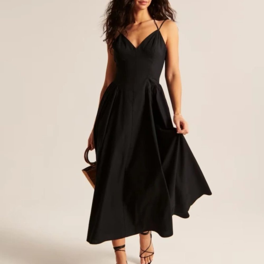 Abercrombie Corset Plunge Dress